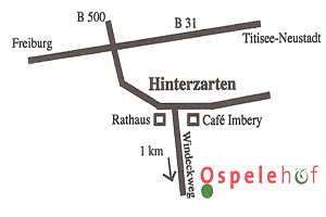 Anfartsskizze Ospelehof